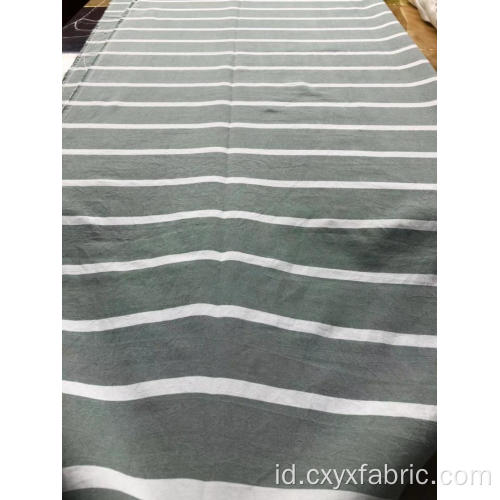 stripe benang kain dicelup polyester untuk tekstil rumah